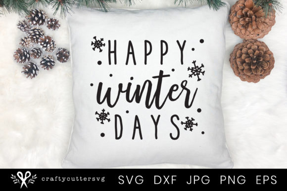 Happy Winter Days Winter Quote Embroidery Review