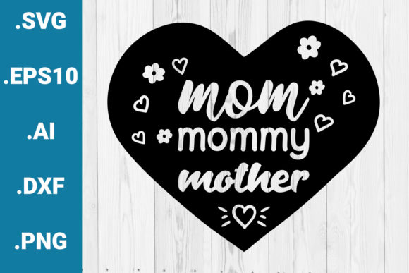 Mom Mummy Mother Heart Quote Review