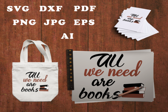 Review: All We Need Are Books SVG