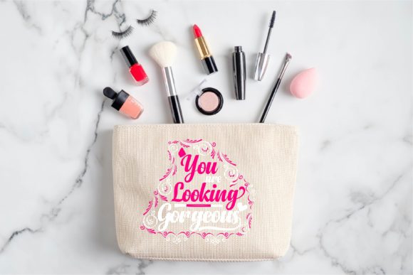 You Look Gorgeous Makeup Quote Embroidery Review